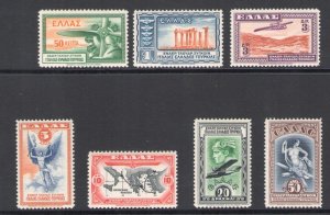 1933 GREECE, Airmail No. 8/14 - Miscellaneous Subjects - MNH**