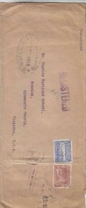 1915, Newfoundland, Canada to Keswick, VA, Registered, See Remark (38949)