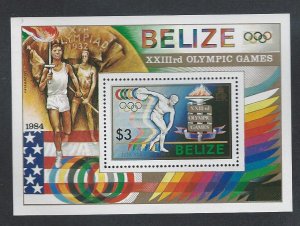 Belize souvenir sheet mnh sc 721