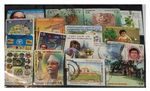 Bangladesh stamps - Beautiful 100+ stamps all different