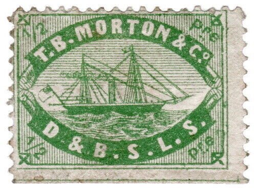(I.B) Turkey Local Post : TB Morton & Co Journal Stamp ½pa