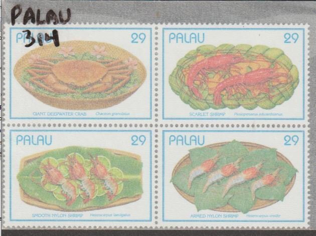 Palau Scott #314 Stamp - Mint NH Block of 4