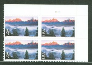 United States #C147 Mint (NH) Plate Block (Landscapes)