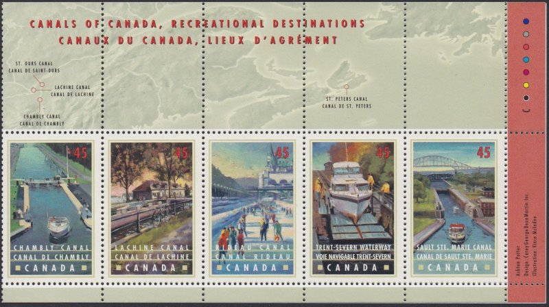 1734a Canals Folded MNH