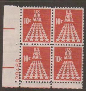 United States Plate Block #C72 MNH