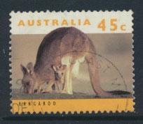 Australia SG 1454  Used  pale orange insc Type I - wildlife Kangaroo