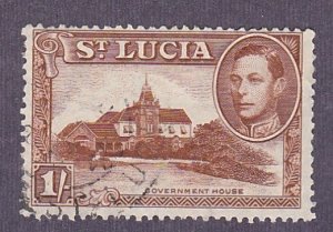 St. Lucia # 121, Government House, Used