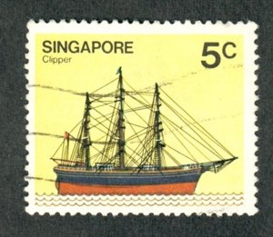 Singapore #337 used single