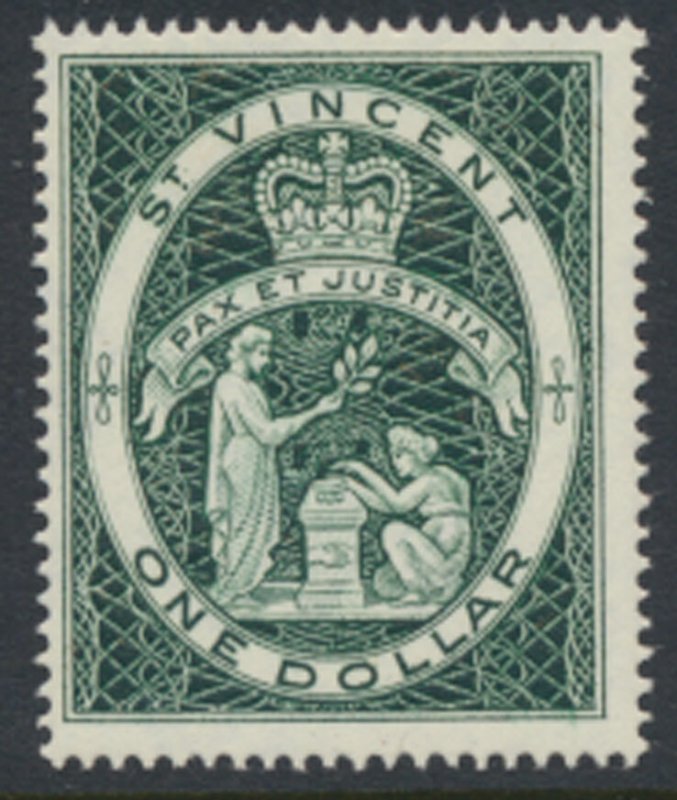 St Vincent  SG 199a  SC# 196 * MNH  definitive  Deep Myrtle Green 1958  see s...