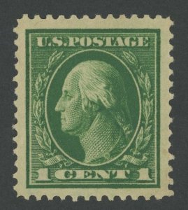 USA 405 - 1 cent Washington Perf 12 - PSE Graded XF-Sup 95 J Mint OGnh Cert