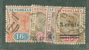 Seychelles #12/27/31/32 Used Single