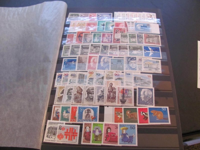 GERMANY BERLIN MNH 1957-1975 COMPLETE SETS  XF