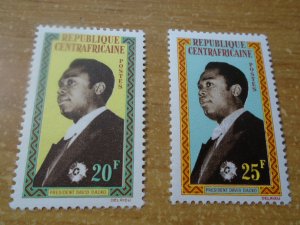 Central African Republic  #  22-23  MNH