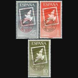 SPAIN 1961 - Scott# 987-9 Intl.Stamp Day Set of 3 NH