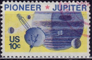 United States, 1975, Space Issue, Pioneer/Jupiter, 10c, sc#1556, used