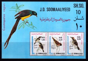 Somalia 1980 Birds Mint MNH Miniature Sheet SC 493a