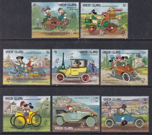 St Vincent Grenadines Union Island 241-248 Disney's MNH VF