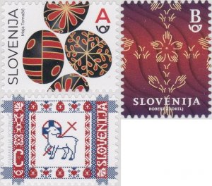 Slovenia 2023 MNH Stamps Easter Eggs Folklore