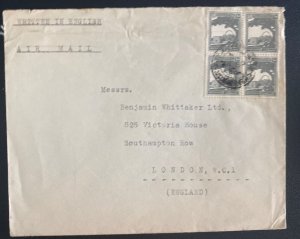 1944 Tel Aviv Palestine Airmail Commercial Cover To London England