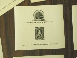Haiti Stamps # C19--21A Perf Imperf Souvenir Sheet