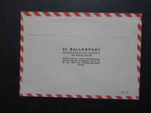 Austria 1976 Balloon Mail Event Cover - Z8806