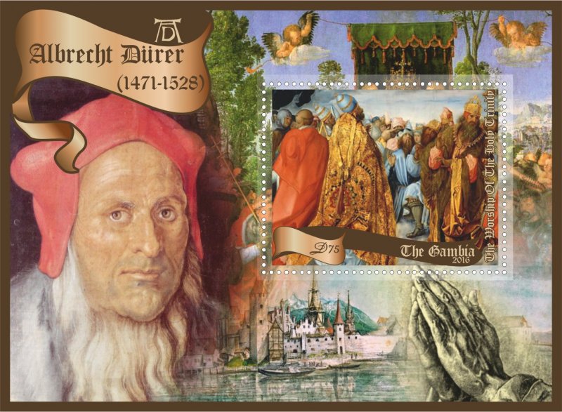 Stamps. Art Durer 2016 year 8 sheets perforated MNH**