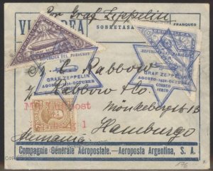 Paraguay 1932 Graf Zeppelin 5th SAF South America Flight Mi274Fa Germany  106992