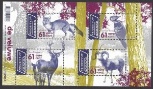 Netherlands #1176 MNH sheet of 4, Veluwe Nature Park, issued 2004