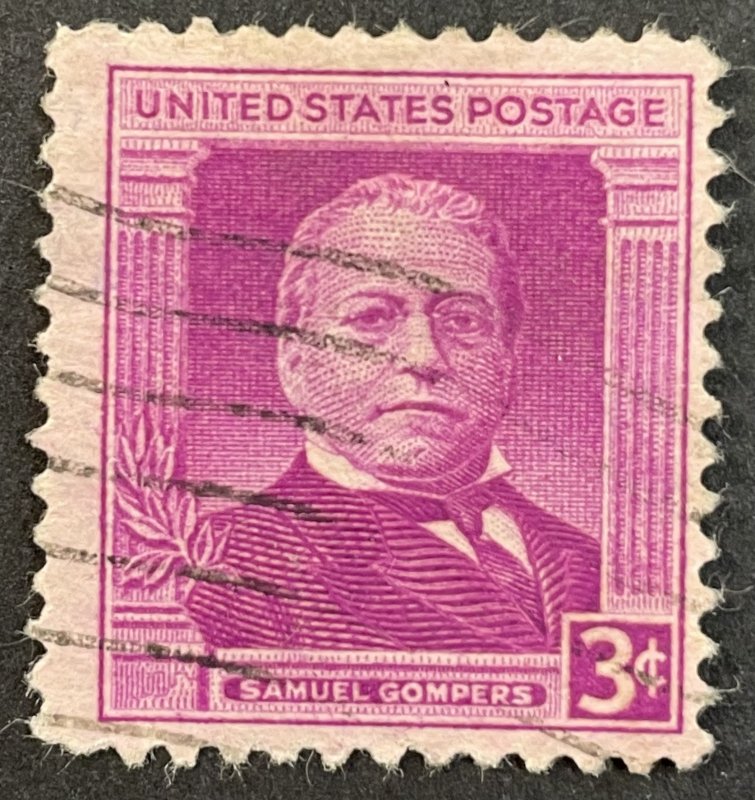 US #988 Used F/VF 3c Samuel Gompers 1950 [B27.2.1]