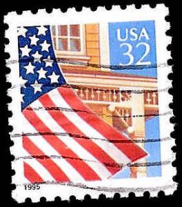 # 2897 USED FLAG OVER PORCH