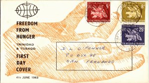 Trinidad, Food, Worldwide First Day Cover