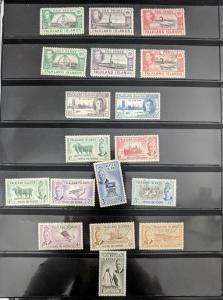 EDW1949SELL : BRITISH COMMONWEALTH Old Time Mint & Used collect Nicely displayed