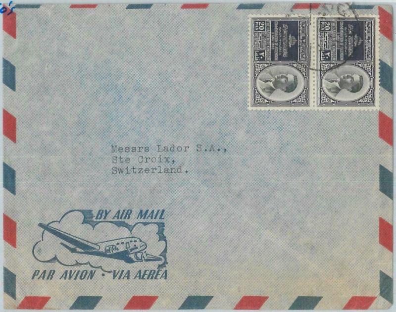 74917 - JORDAN - POSTAL HISTORY -   COVER  to SWITZERLAND  1950's