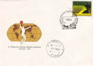 SA05 Lithuania 1991 Sports, Fourth World Lithuanians Games stamp
