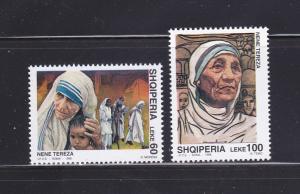 Albania 2578-2579 Set MNH Mother Teresa