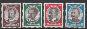 Germany - 1934 Lost Colonies set Sc# 432/435 - MH (7406)