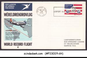 UNITED STATES USA - 1976 FIRST FLIGHT COVER OF WORLD RECORD FLUGHT 4