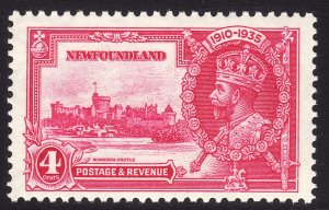 1935 Newfoundland KGV Silver Jubilee 4¢ issue MVLH Sc# 226 CV $2.25