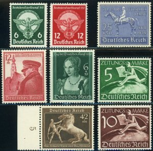 Germany Deutsches Reich Postage Stamp Collection WWII 1939 Mint NH OG