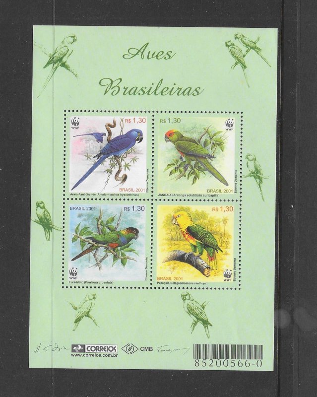 BIRDS - BRAZIL #2799   MNH