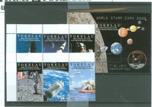 Tokelau  #266-271/272a  Single (Complete Set)