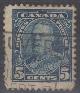 Canada 170 used 1930 5c dull blue George V - ZAYIX 060222S132M