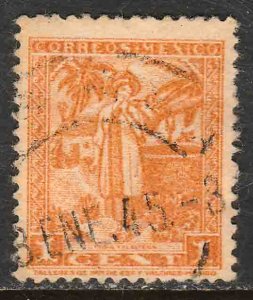 MEXICO 784, 1¢ 1934 Definitive. Yalalteca girl. Used. F-VF. (759)