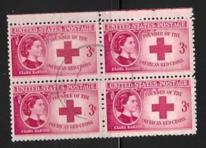 US #967 3c Clara Barton-Founder of the American Red Cross in 1882