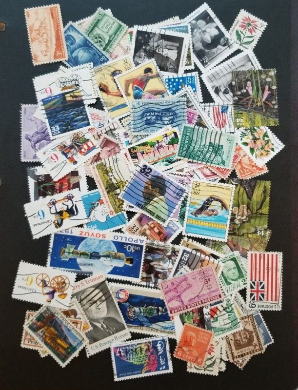 US 100 Different Used Stamp Lot Collection T5990