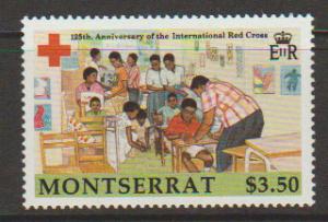 Montserrat SG 782  MLH - Red Cross