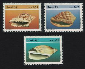 Brazil Molluscs 3v SG#2382-2384