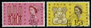 GB 1960 F.F.H (ord). Very Fine Used set of 2 values. SG 634-635