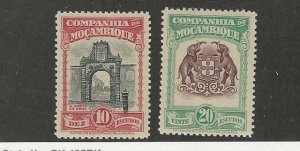 Mozambique Company, Postage Stamp, #192-193 Mint NH, 1937 Elephant