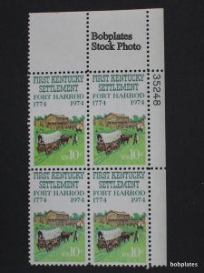 BOBPLATES #1542 Ft Harrod Plate Block F-VF MNH ~ See Details for #s/Positions